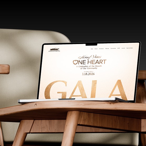 Gala branding mockup